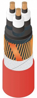 Силовий кабель XRUHKXS 6/10kV 3x120RMC/25 (аналог ПвЕгаПу-10 3x120/25)